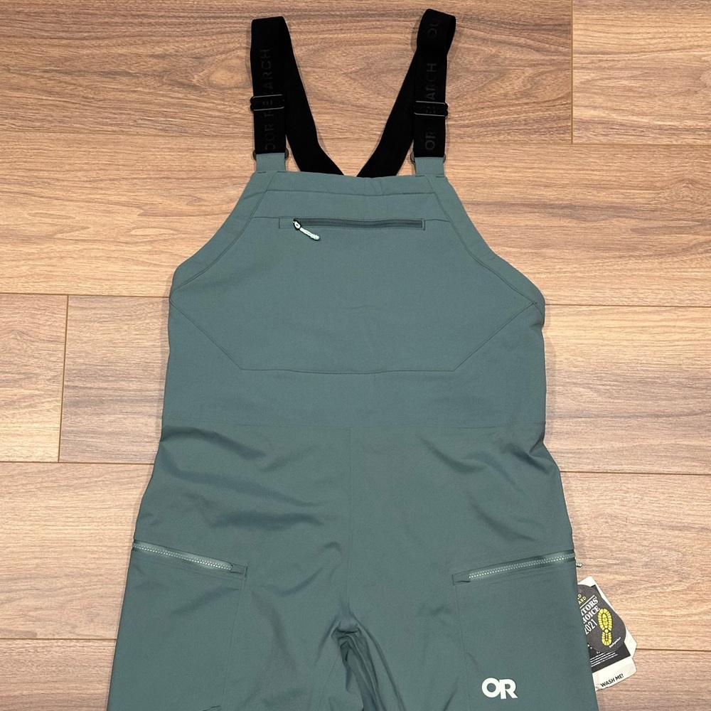 NEW Outdoor Research Skytour Ascent Shell Bibs in Neptune Teal Size Large - Picture 3 of 14
